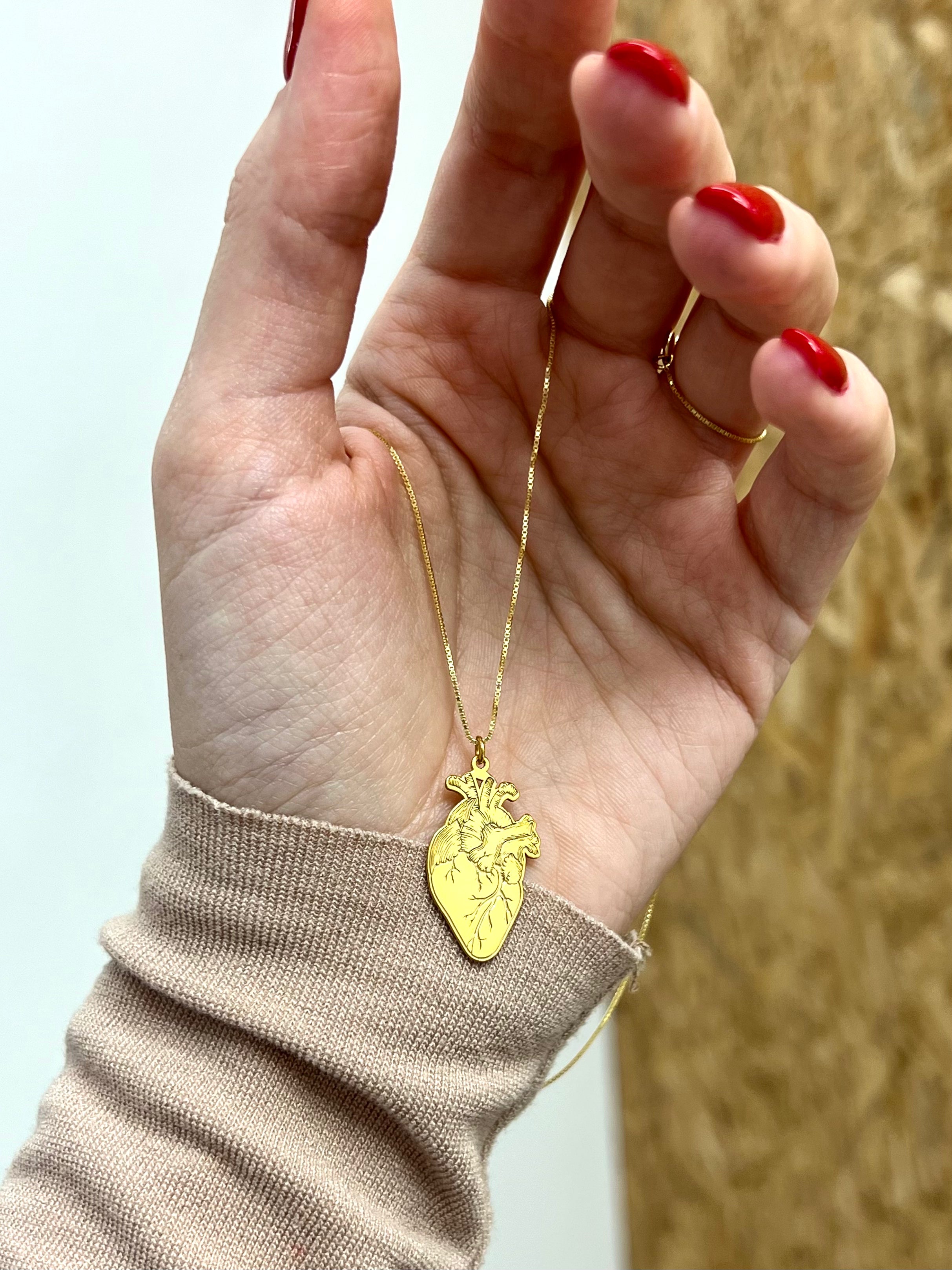 Collana Cuore Anatomico targhetta Argento925 | Annag Collection Collana Cuore Anatomico targhetta Argento925 | Annag Collection