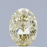 1.01ct Oval Natural Diamond (Colour Fancy Light Brownish Yellow, Clarity VS2, GIA Certified)