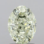 1.72ct Oval Natural Diamond (Colour Fancy Light Yellow Green, Clarity VS1, GIA Certified)