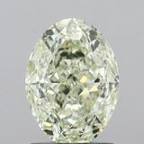 1.72ct Oval Natural Diamond (Colour Fancy Light Yellow Green, Clarity VS1, GIA Certified)